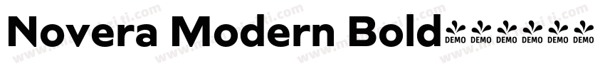 Novera Modern Bold字体转换